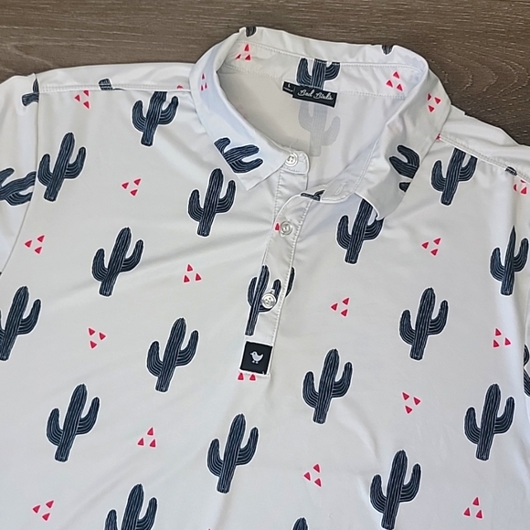 Bad Birdie Shirts Bad Birdie Mens Large Golf Polo Shirt Desert